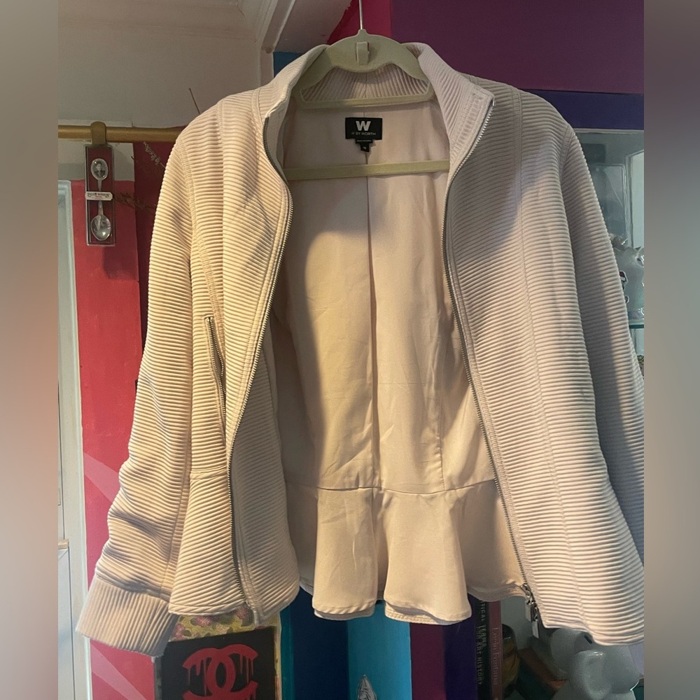Cream colored Worth jacket